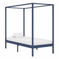 Cubrecama Dosel Gris de Madera de Pino Maciza 100x200 cm - INLIFE