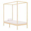 Cama con Dosel de Madera de Pino para Jóvenes 100x200 cm