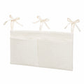 Organizador Colgante para Pañales y Juguetes de Bebé, 38x18 cm, Blanco