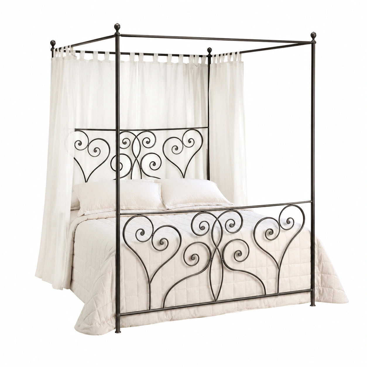 Cama con Dosel Amazonas, 105x190 cm