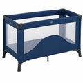 Cuna de Viaje Foppapedretti Teddytour con Funda Azul, 127x67x78 cm, 8.64 kg