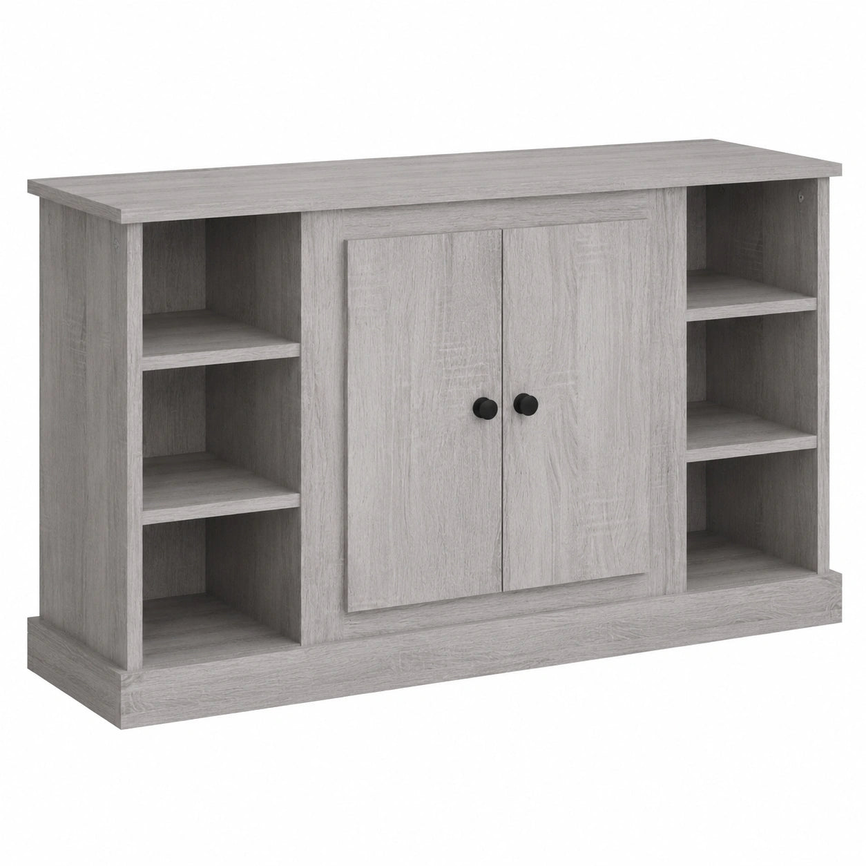 Aparador de Madera Gris Sonoma 100x35,5x60 cm con Amplio Almacenamiento para Cocina y Comedor