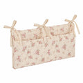 Organizador de Cuna para Bebés con Estampado Floral Rosa
