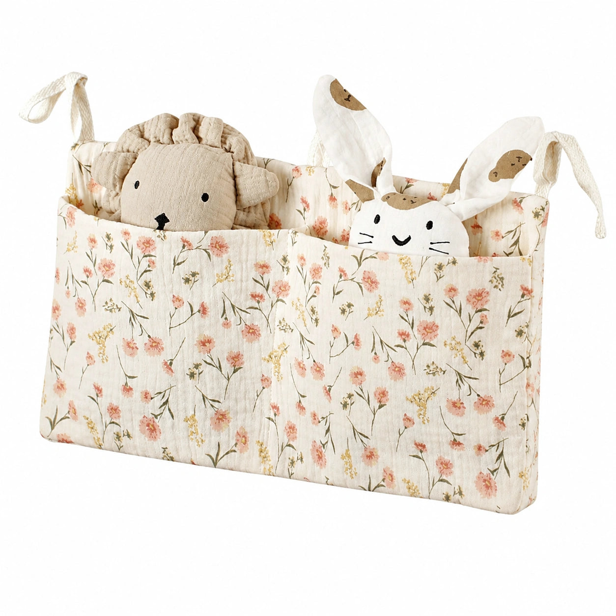 Organizador de Cuna para Bebé, Bolsa Colgante para Pañales y Juguetes