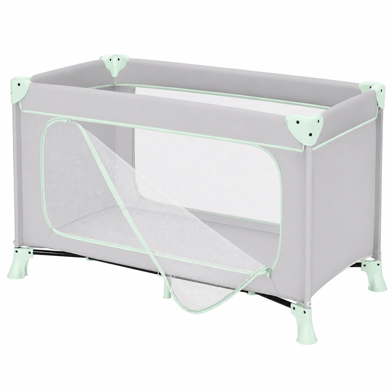 hauck - Silla de paseo ligera y compacta, plegable con apertura lateral amplia, incluye bolsa de transporte, desde recién nacido hasta 15 kg, color menta