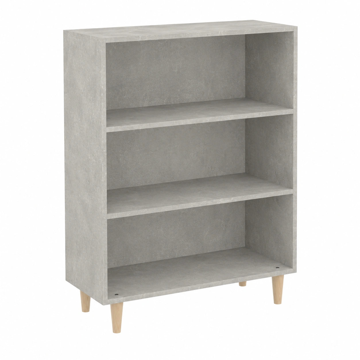 Buffet moderno de madera gris 70x33x90 cm con gran capacidad de almacenamiento para cocina y salón