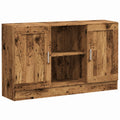 Aparador Vintage de Madera, 120x30.5x70 cm, con 2 Puertas y 2 Compartimentos, Almacenamiento para Cocina y Comedor